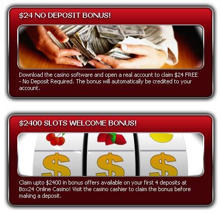 Box24 Casino Bonuses