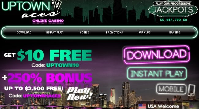 UpTown Aces Casino Bonuses 