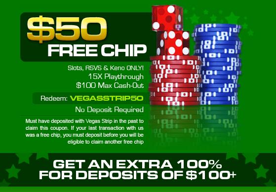 Thebigchiplist vegas strip casino no deposit bonus free chip codes 10%