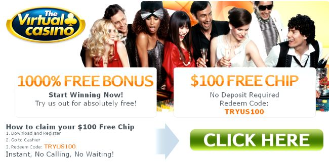 VIRTUAL CASINO 50$ FREE CHIP