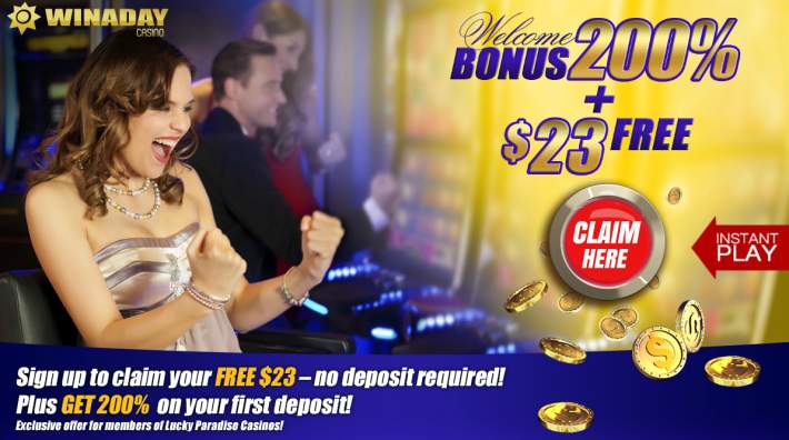 Win A Day Casino Exclusive No Deposit Bonus